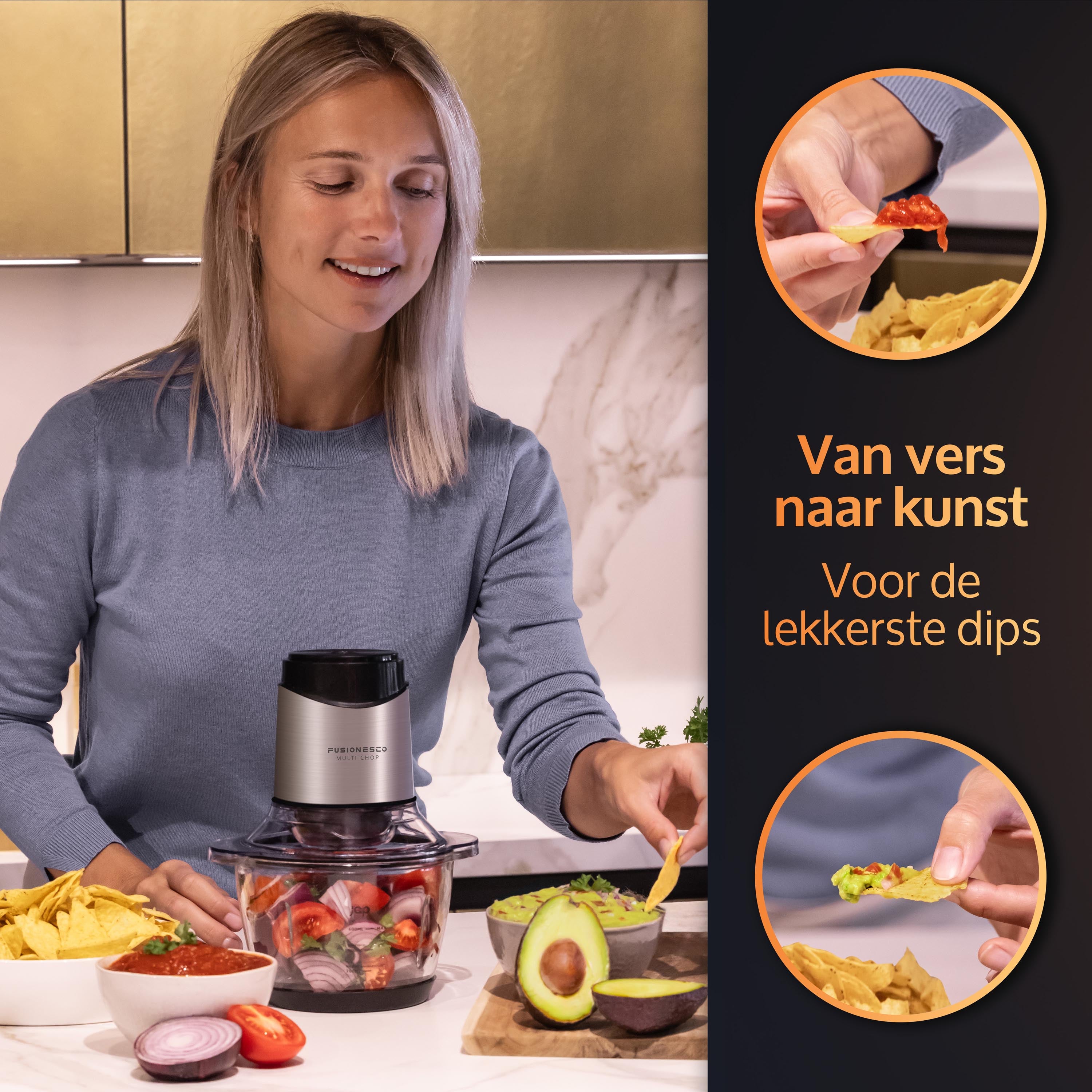 Multichop Hakmolen - Hakt alles in seconden