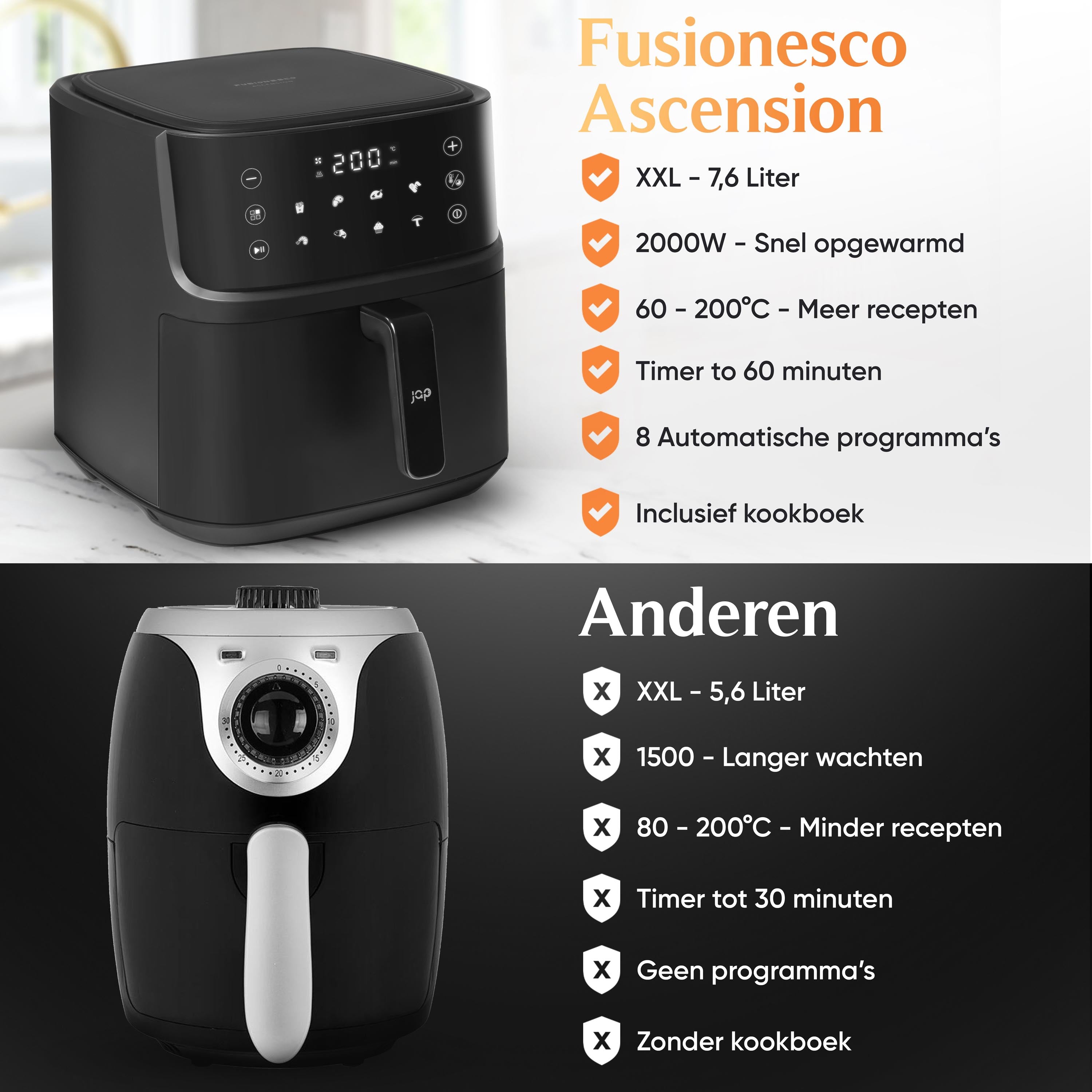 Ascension Airfryer - XL (7,6L)