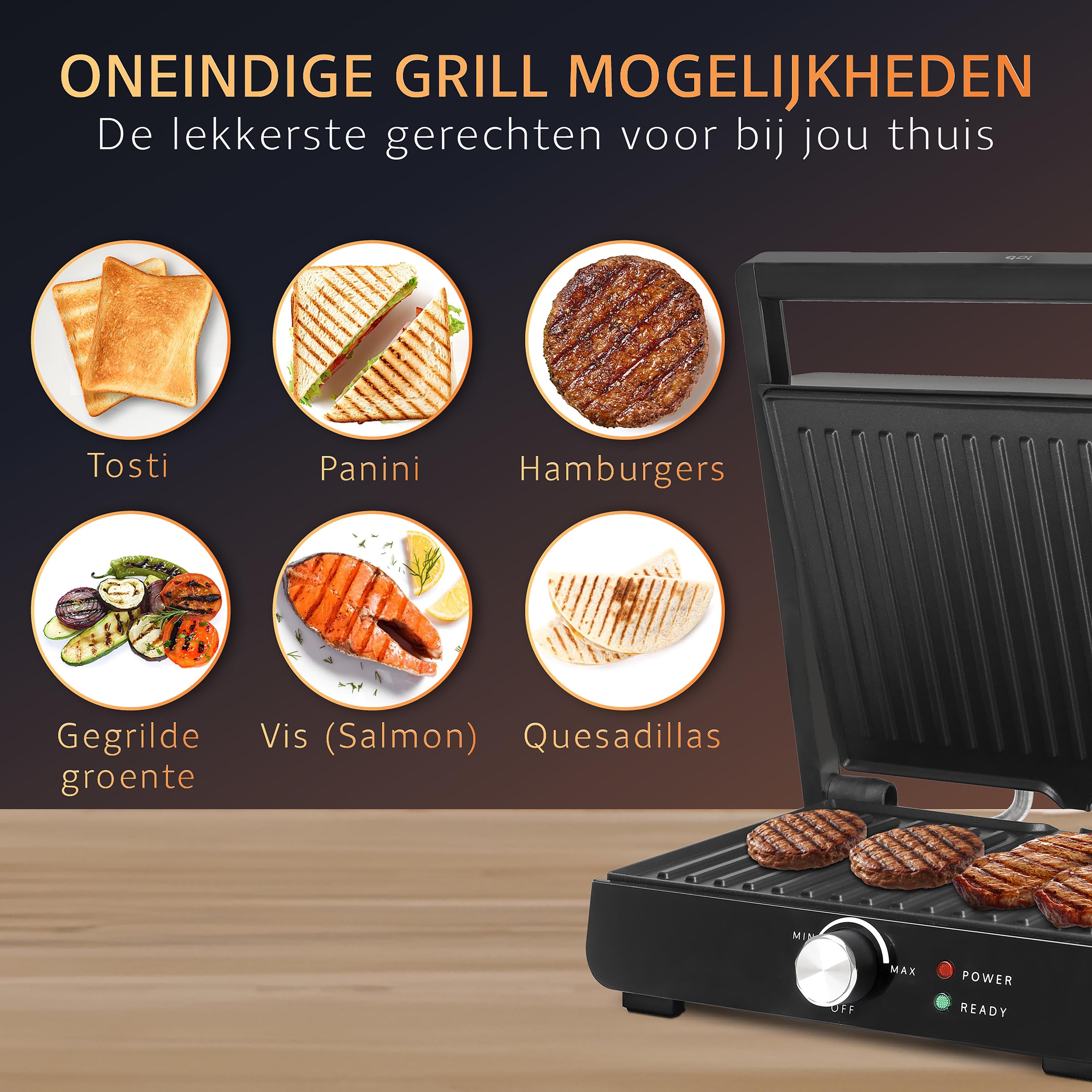 Caligrill Contactgrill - Compact en Veelzijdig